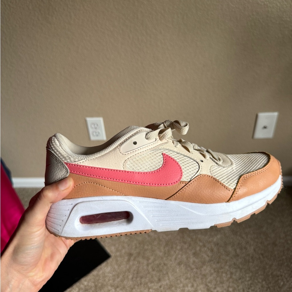 Nike Tan and Coral Sneakers Airmax